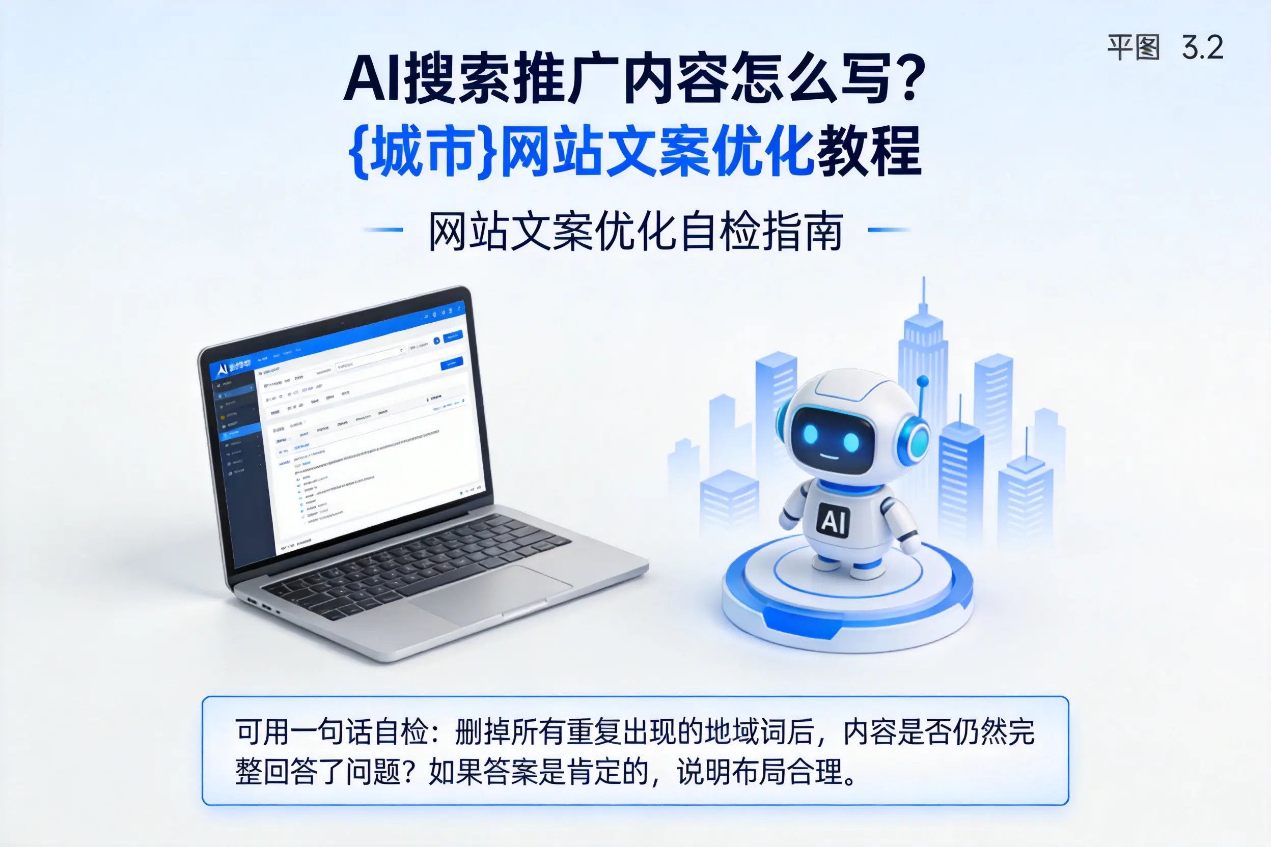 AI搜索推广内容怎么写？阜新网站文案优化教程