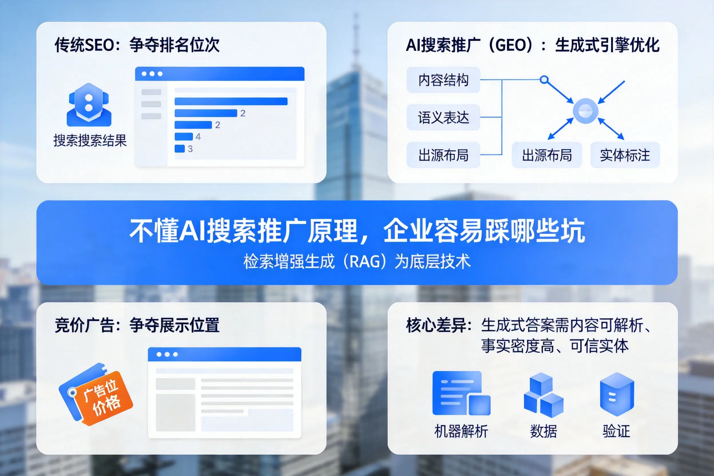 不懂AI搜索推广原理，阜新企业容易踩哪些坑