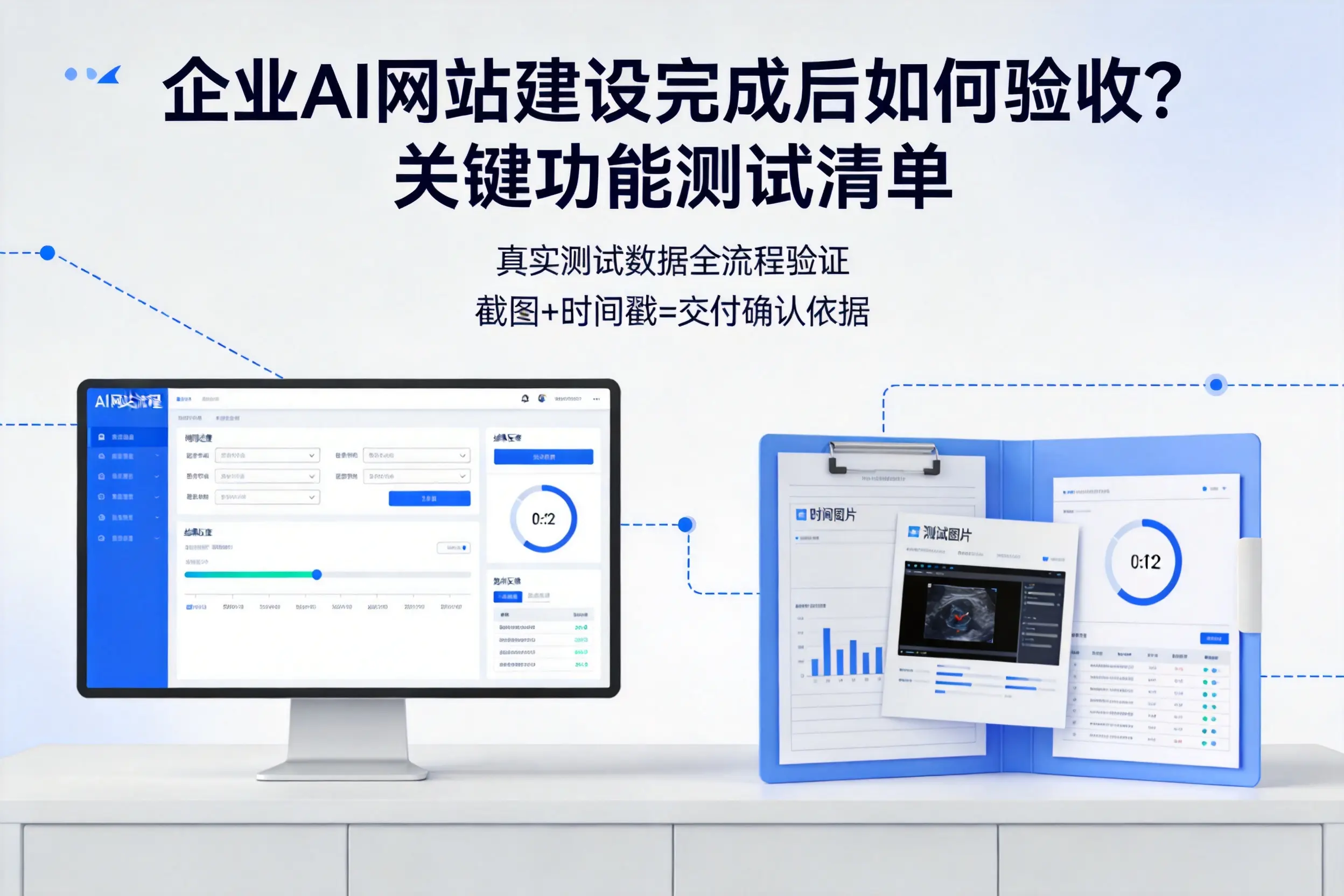 阜新企业AI网站建设完成后如何验收?关键功能测试清单