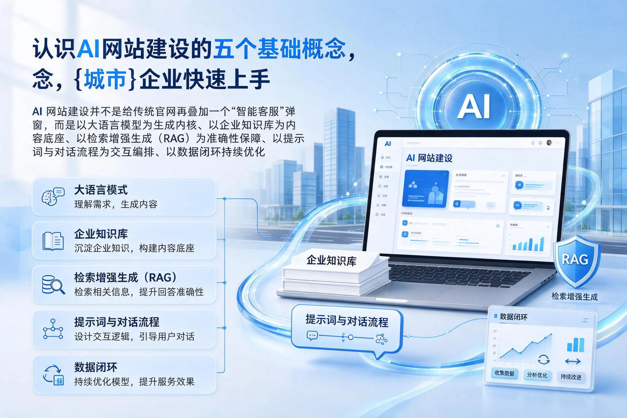 认识AI网站建设的五个基础概念,阜新企业快速上手